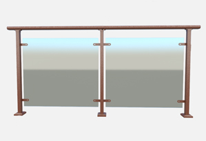 鋁合金玻璃（lí）欄杆