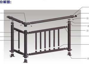 護欄配件（jiàn）陽台護欄配件連接（jiē）件